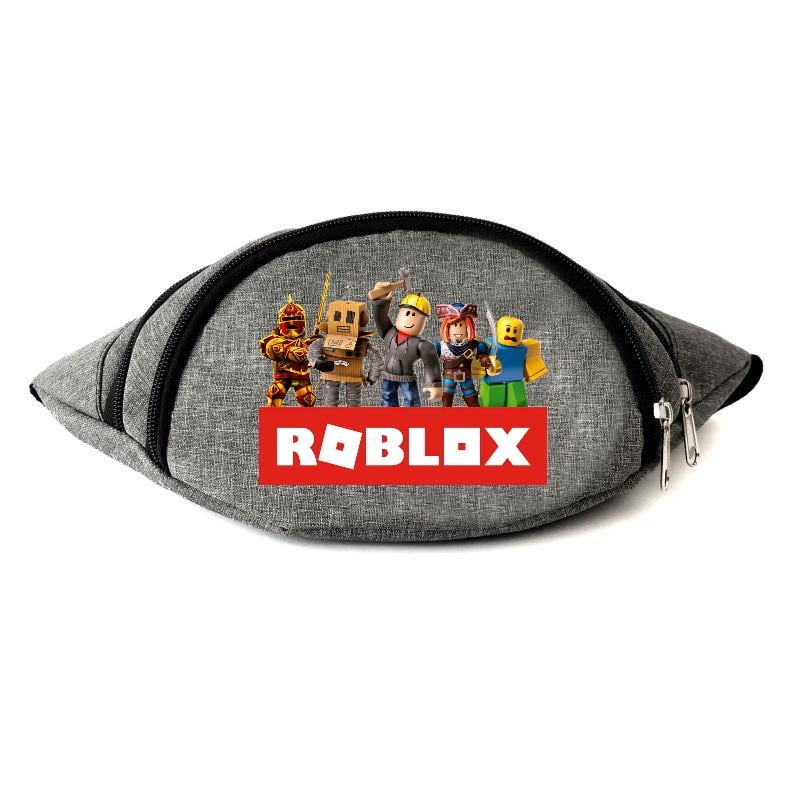 Поясна сумка-бананка з принтом Robloks RB-04 Сірий (1265964501) Поясна сумка-бананка з принтом Robloks RB-04 Сірий (1265964501)