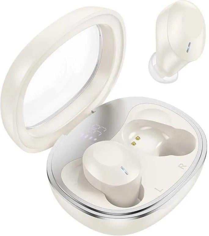 Навушники бездротові Hoco EQ3 tws milky white Бежевий (2232113506)