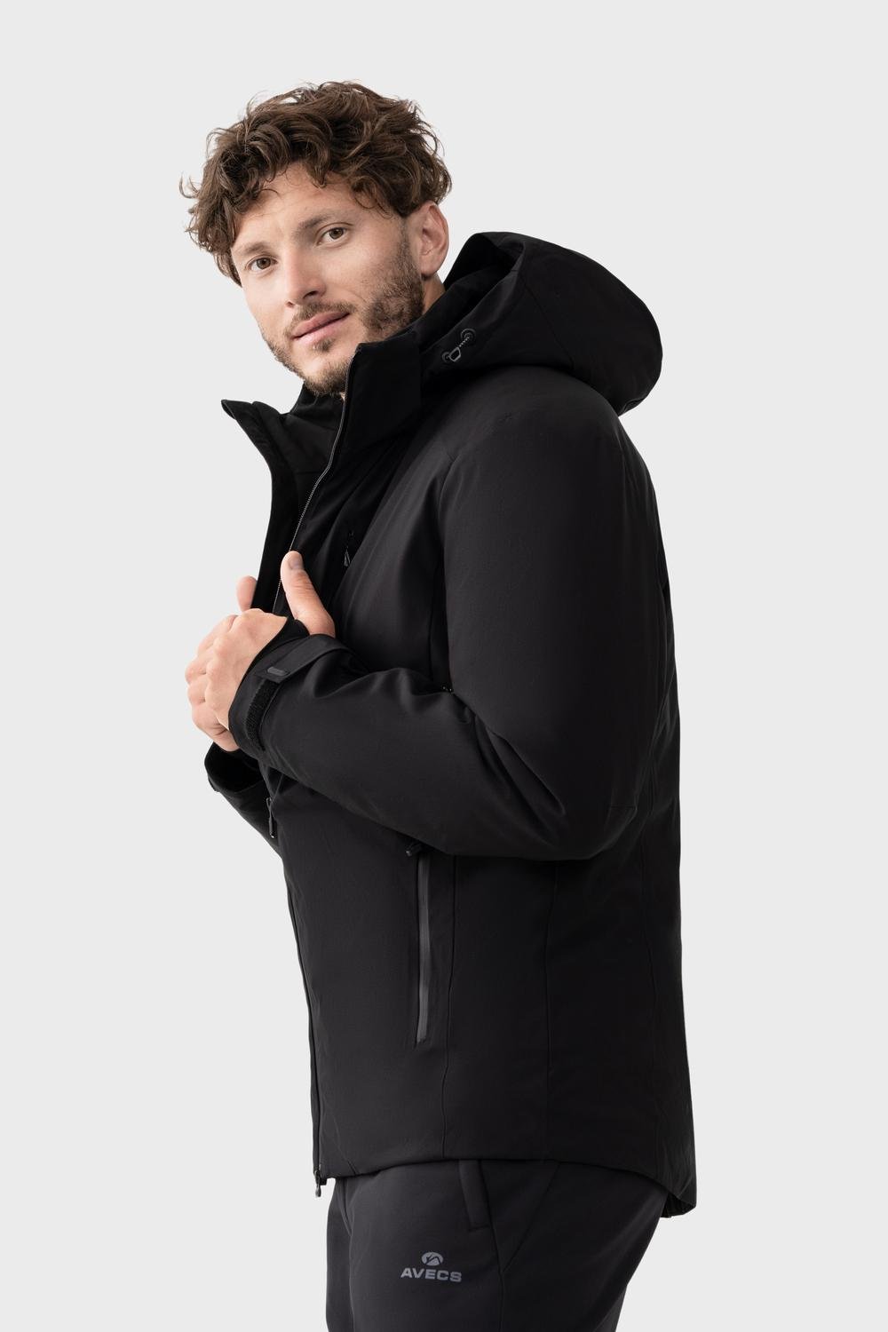 Куртка горнолыжная Avecs 70533/1-3XL Черный - фото 3 Куртка горнолыжная Avecs 70533/1-3XL Черный - фото 3