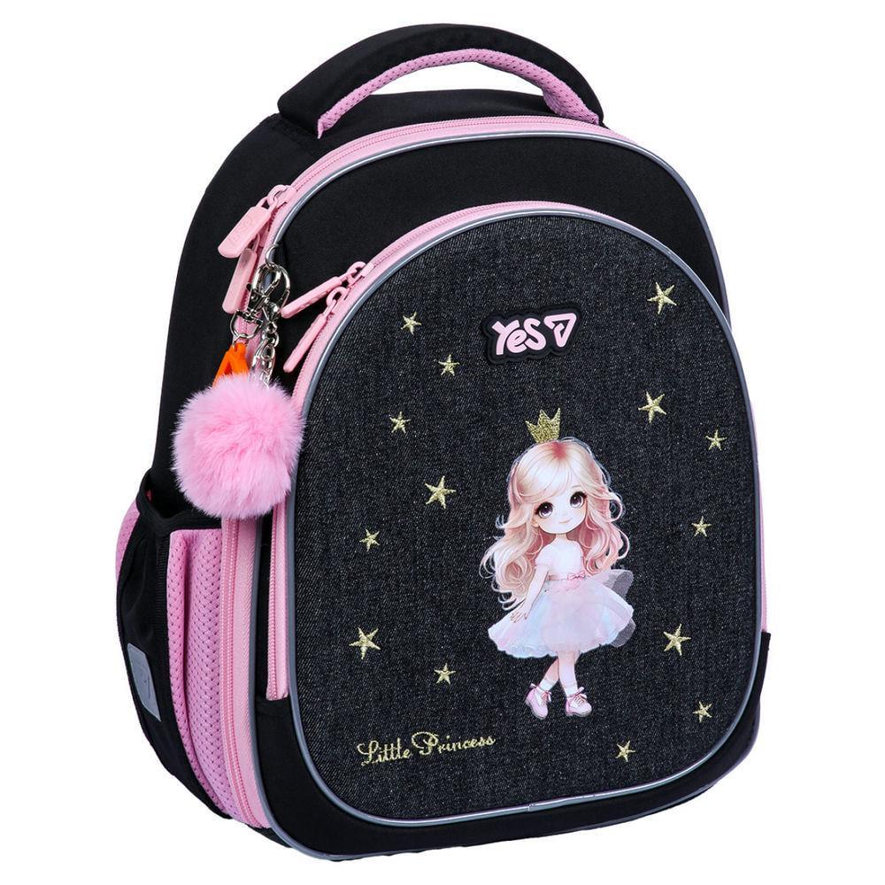 Рюкзак полукаркасный YES Little Princess 37x27x13 см 13 л Черный (550230)