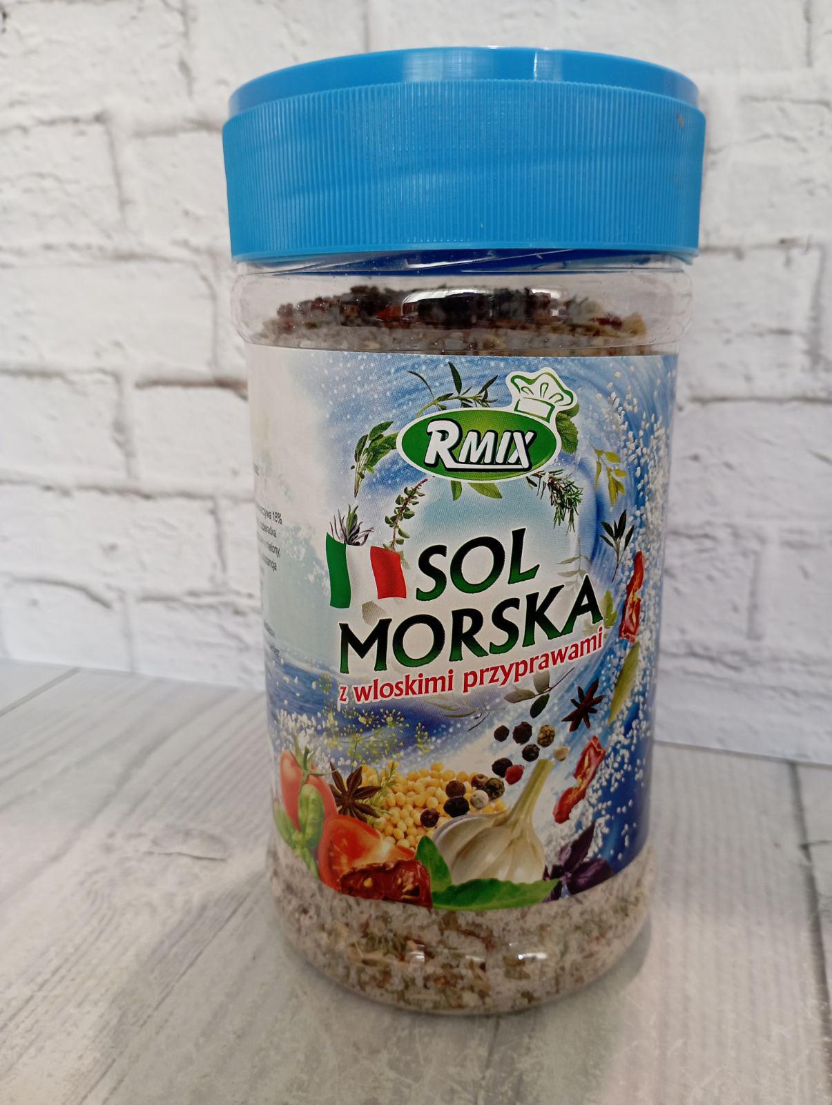 Сіль морська харчова RMIX з італійськими спеціями 700 г