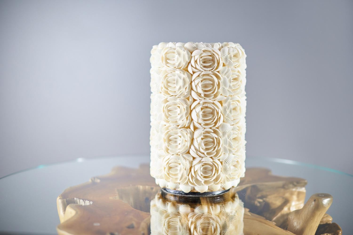 Светильник-цилиндр из ракушек (NS-6)