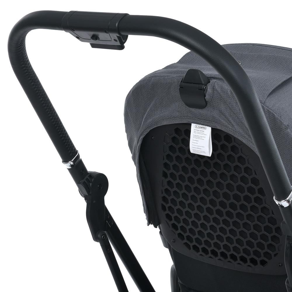 Детская коляска прогулочная с реверсивным блоком El Camino ME 1138 Spin 360 Stone Gray до 22 кг - фото 10 Детская коляска прогулочная с реверсивным блоком El Camino ME 1138 Spin 360 Stone Gray до 22 кг - фото 10