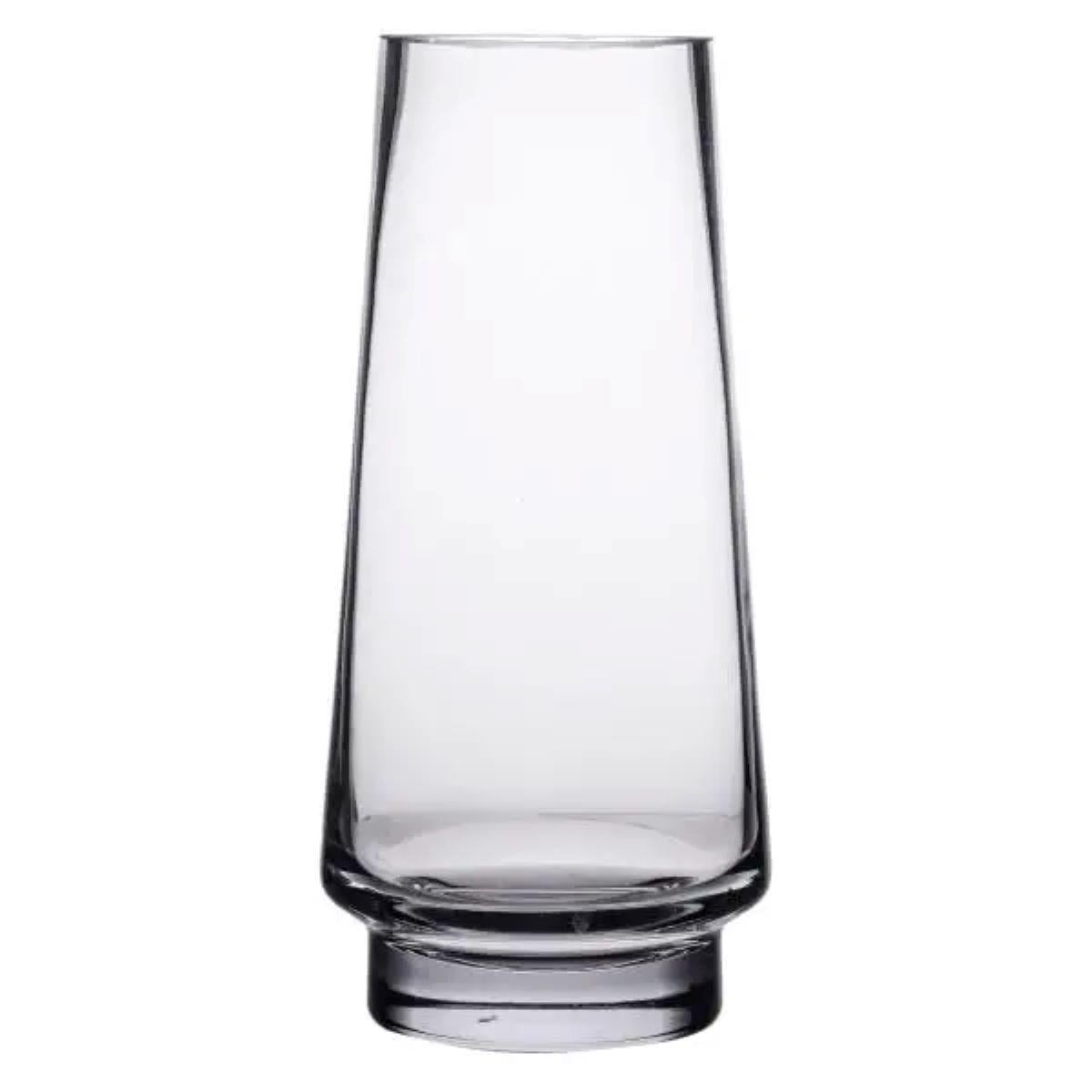 Ваза для цветов стеклянная декоративная 30 см 2,6 л Прозрачный (HP-10-19)