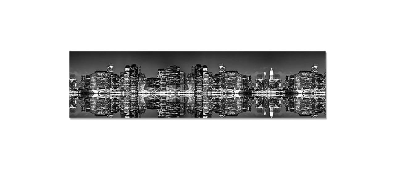 Наклейка виниловая на кухню Zatarga Город отражение 650х2500 мм (1283915670)