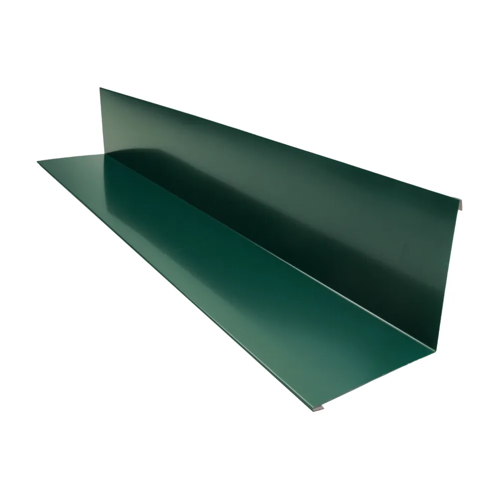 Угол внутренний для кровли SIMBUD нержавеющая сталь глянец 2000х100 мм 0,45 мм RAL6005 (56666342) - фото 2 Угол внутренний для кровли SIMBUD нержавеющая сталь глянец 2000х100 мм 0,45 мм RAL6005 (56666342) - фото 2