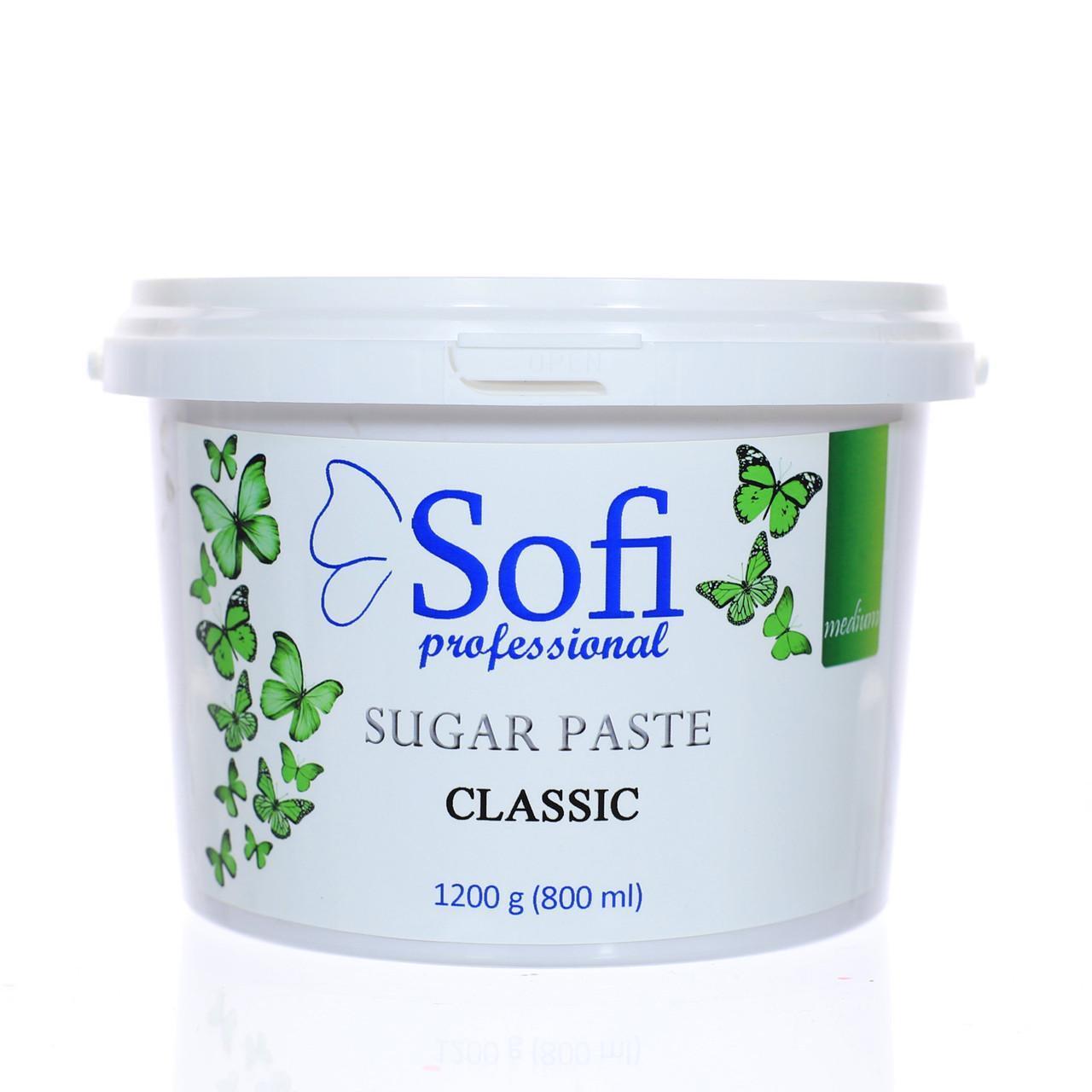 Цукрова паста для шугарингу Sofi May Classic Medium 1200 г