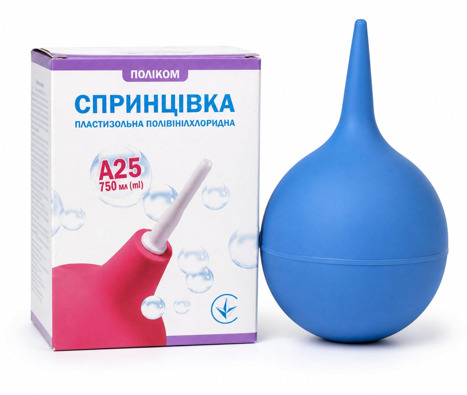 Спринцовка Поликом А-25 750 мл с мягким наконечником (36996770)