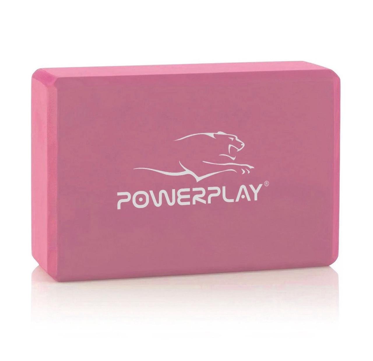 Блок для йоги PowerPlay 4006 Yoga Brick Ліловий