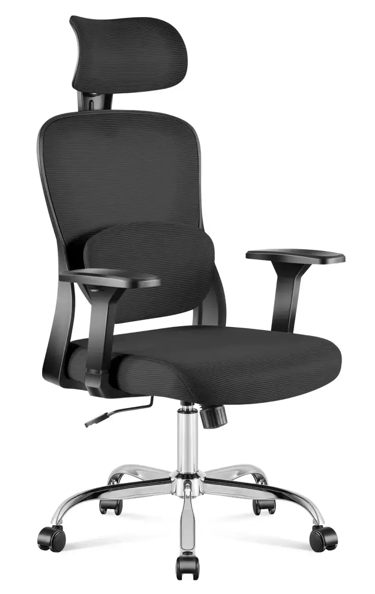 Офисное кресло Markadler Manager 3.2 Black c сеткой AirMESH до 130 кг (AN-MAM3.2B)