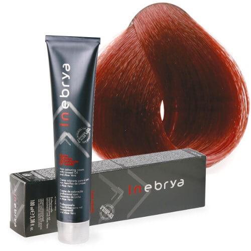 Крем-краска для волос Inebrya Color 6/6 темно-русый насыщенный рыжий 100 мл