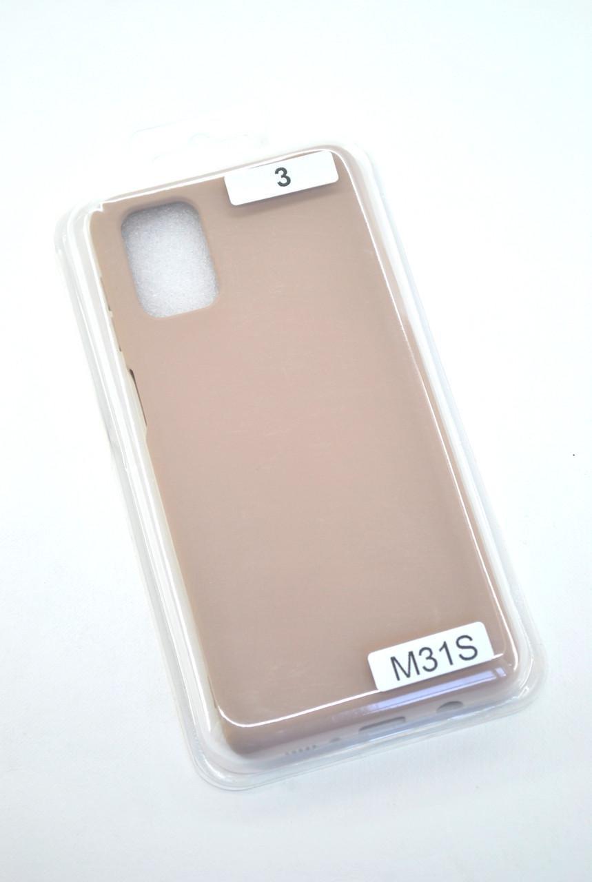 Чохол для телефону Samsung M31s / M317f Silicone FULL №3 Pink sand (4you)