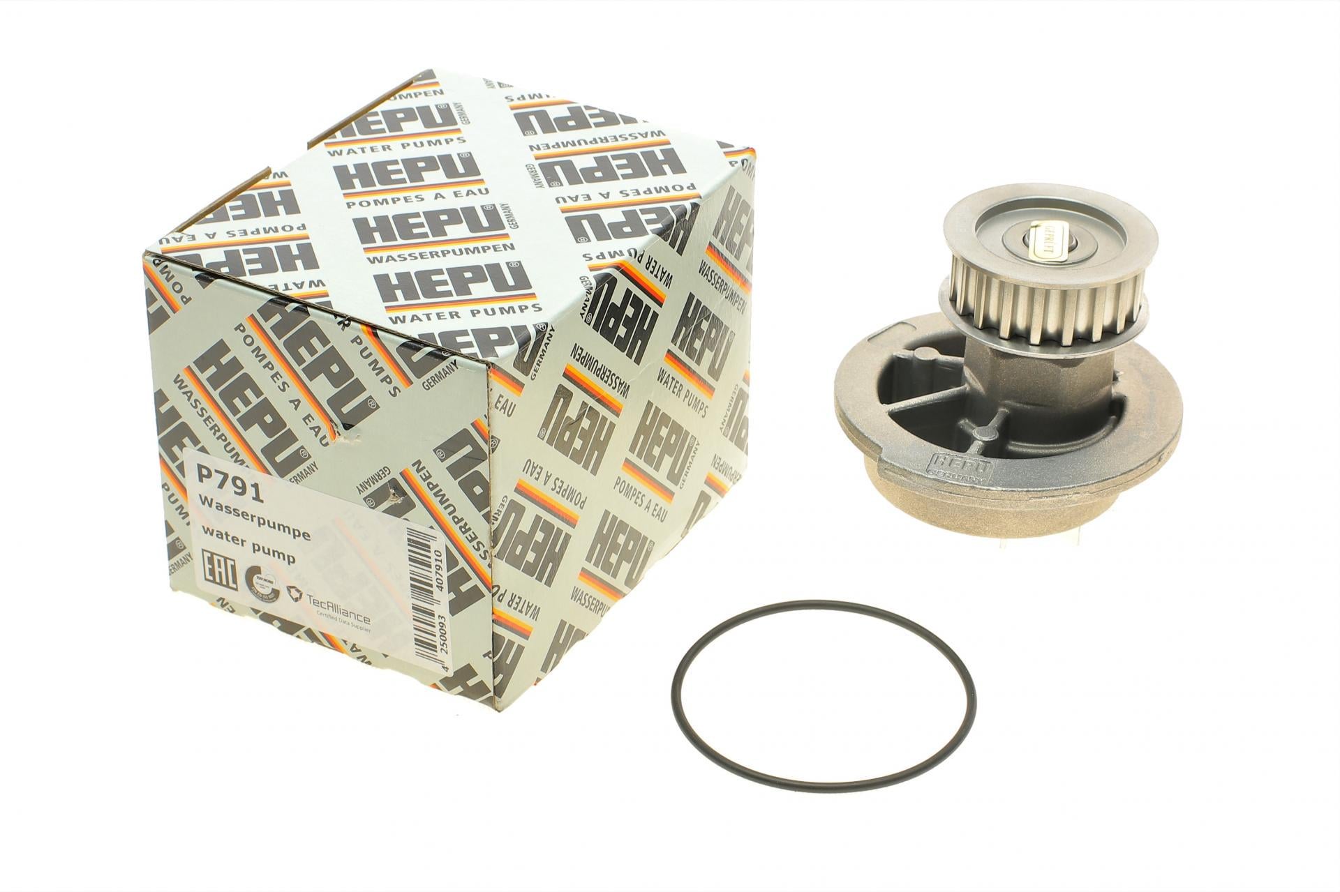 Насос воды Hepu Opel Combo 1.2/1.4i/Daewoo Lanos/Sens 1.4/1.5 97- P791 (25588915)