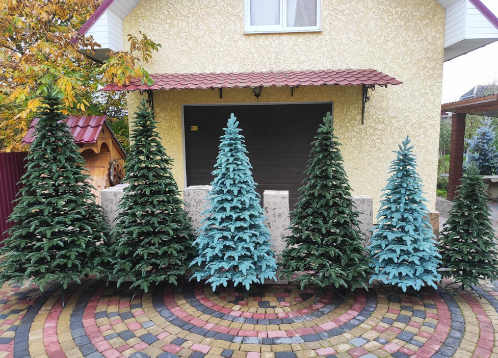 Штучна ялинка лита Канадська з підставкою 2,30 м Темно-зелений (NYT15306) - фото 5 Штучна ялинка лита Канадська з підставкою 2,30 м Темно-зелений (NYT15306) - фото 5