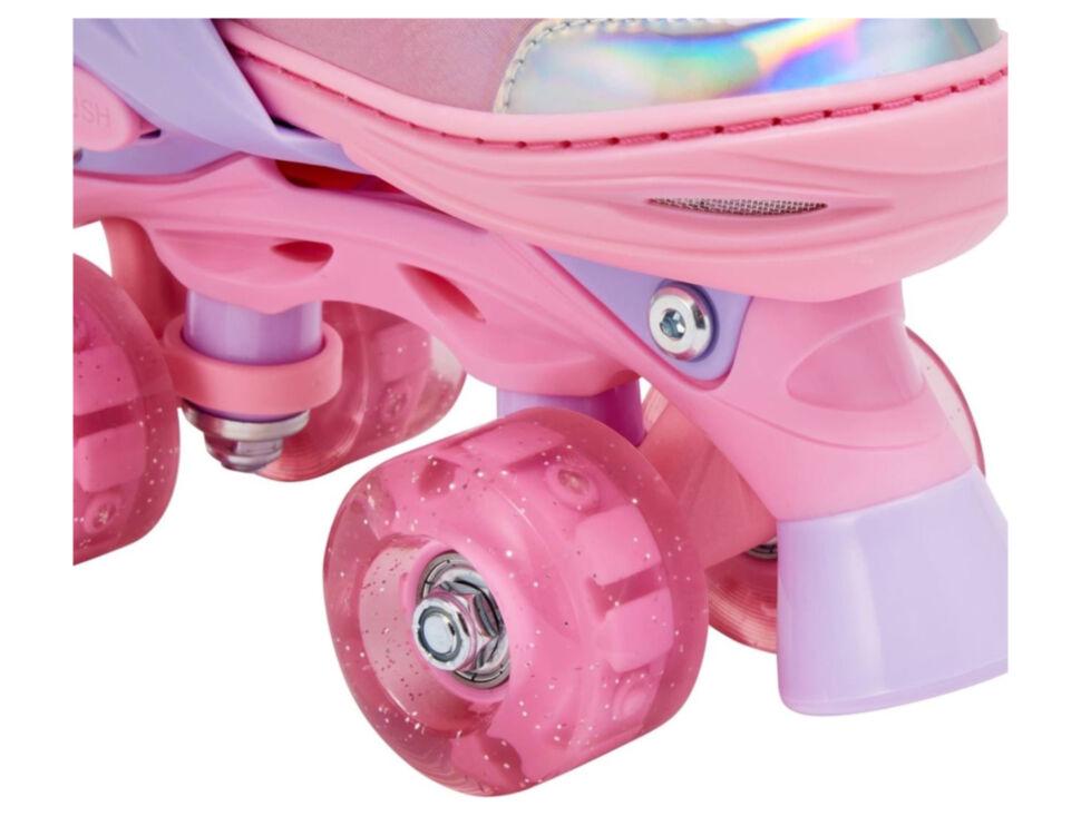 Ролики квады Lucky S р. 30-34 Розовый - фото 7