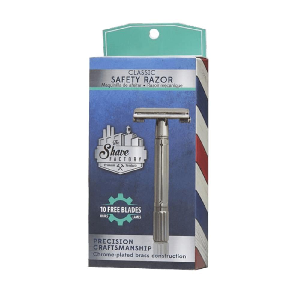 Станок для гоління The Shave Factory Shave Safety Razor з футляром та лезами (ТШФ113)