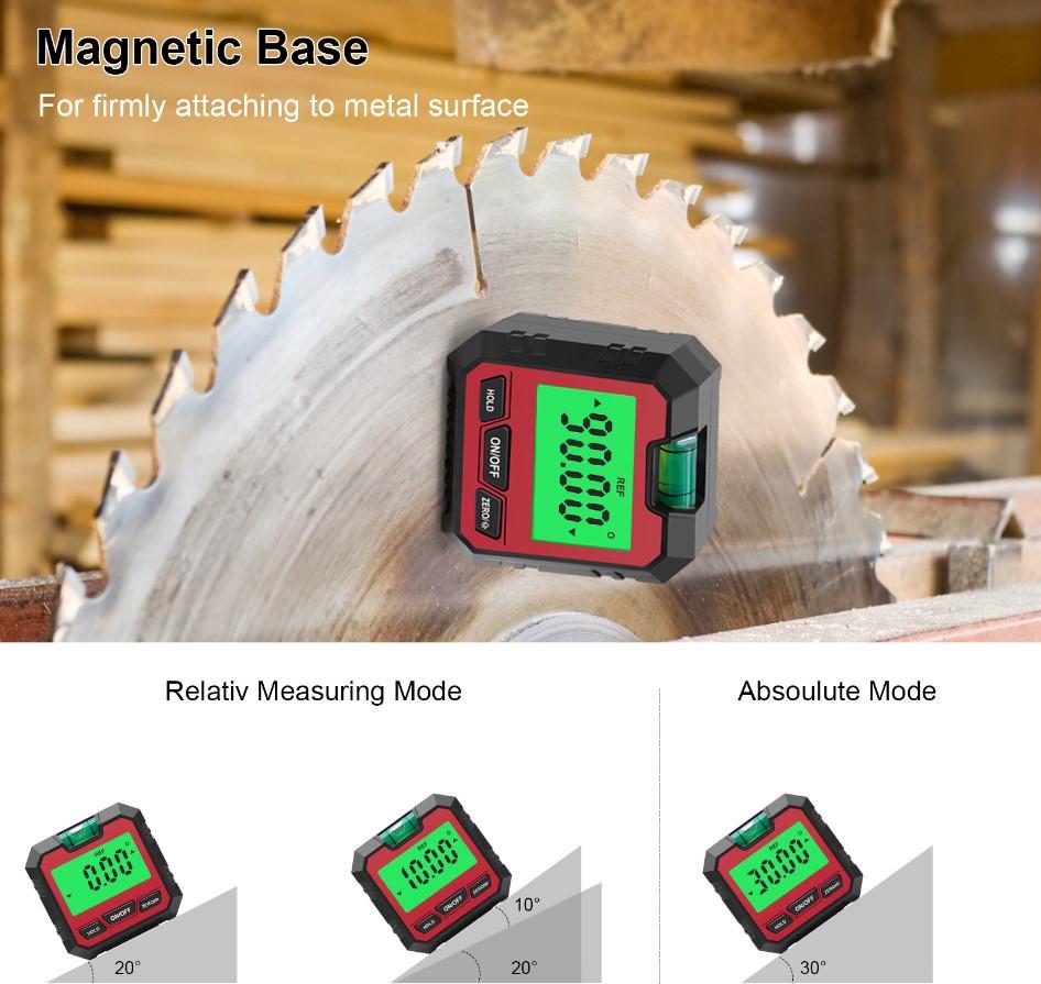 Кутомір Level Meter R електронний магнітний/інклінометр/цифровий рівень - фото 9 Кутомір Level Meter R електронний магнітний/інклінометр/цифровий рівень - фото 9