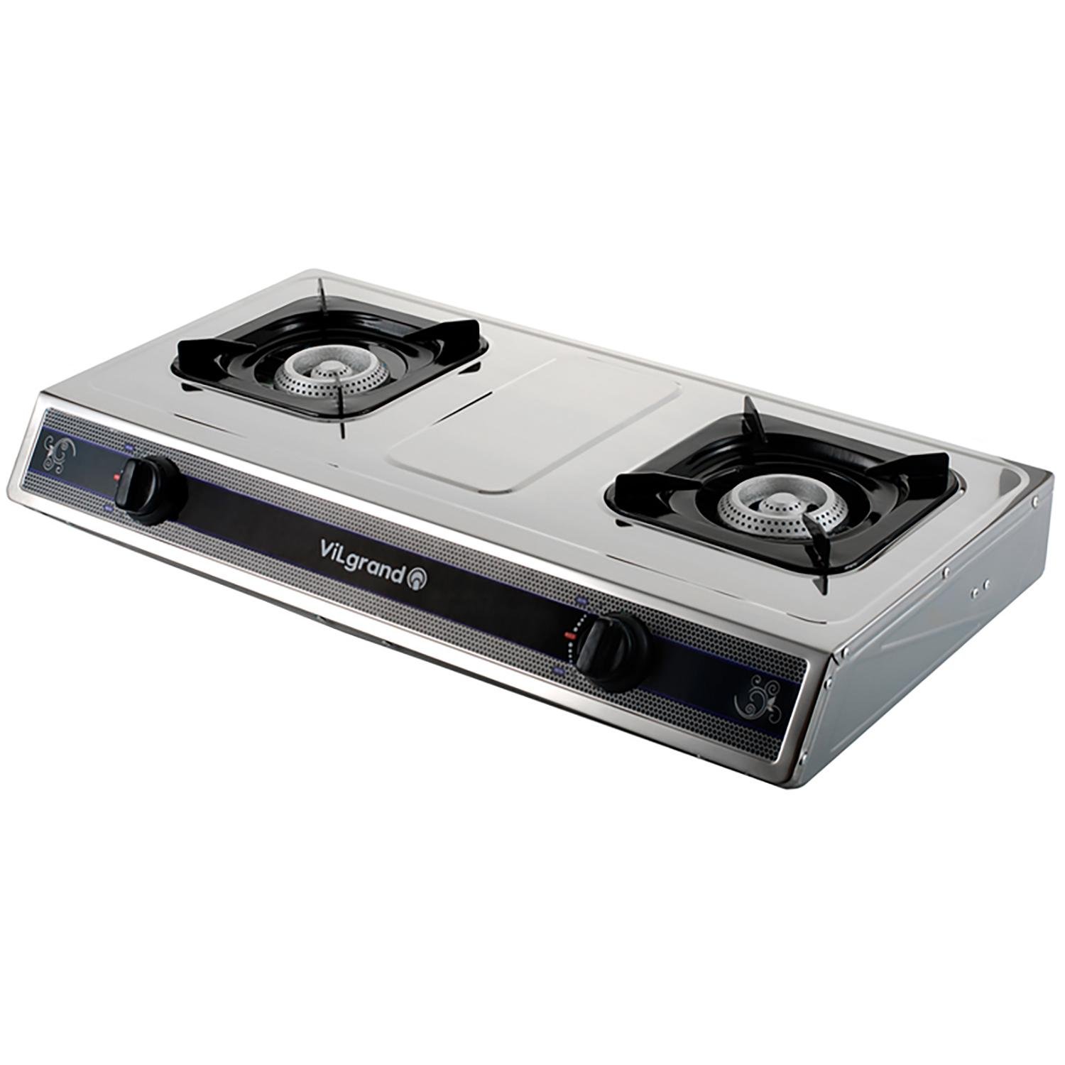 Настольная плита ViLgrand VGS-1012 на две конфорки (87444)