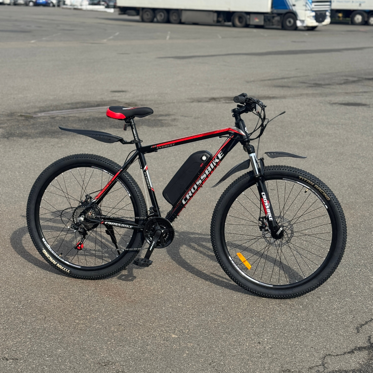 Велосипед з Е-комплектом Crossbike Everest 2025 29" 48 В 500 Вт MXSUS 18 Ah/до 65 км запас ходу - фото 2