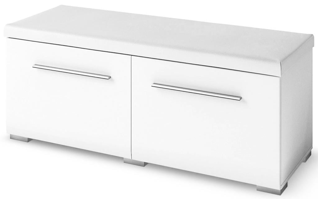 Тумба 2ДМ Бьянко 2-дверная мягкая Белый глянец (000-000-288)