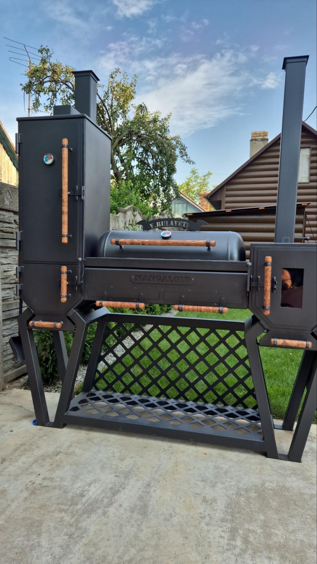 Модульный коптильный комплекс MANGALOID с печью под казан (1) - фото 2