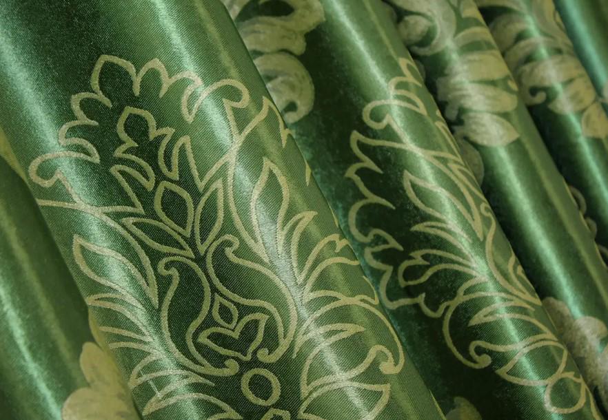 Ткань для штор Корона блекаут/софт Зеленый (1279ш)