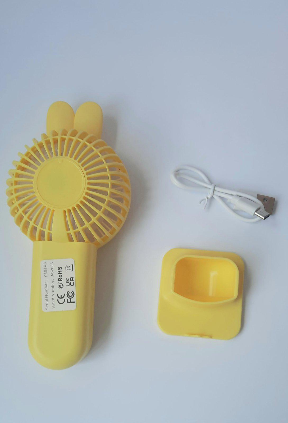 Вентилятор аккумуляторный Fan в форме кролика USB (P-34) - фото 5 Вентилятор аккумуляторный Fan в форме кролика USB (P-34) - фото 5