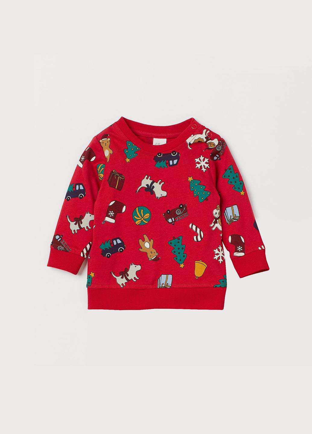 Свитшот H&M 92 см Красный (7802862b46)