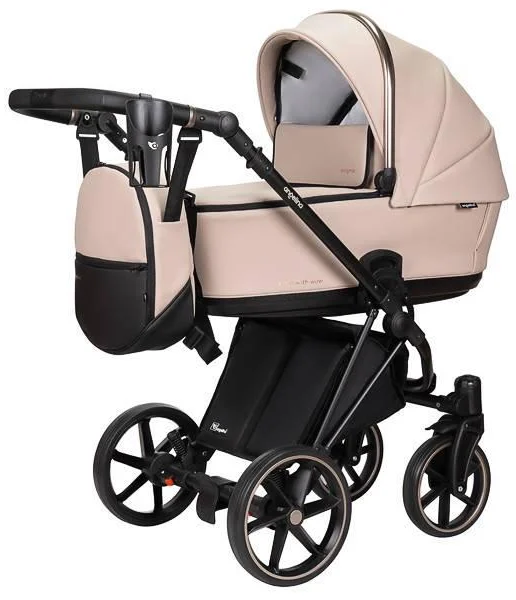 Коляска дитяча функціональна Angelini Enigma 2в1 Premium ECO Світло-бежевий Коляска дитяча функціональна Angelini Enigma 2в1 Premium ECO Світло-бежевий