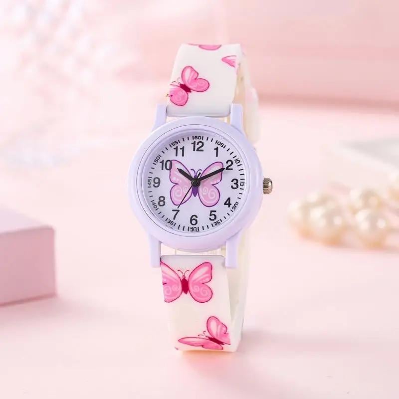 Наручний дитячий годинник Метелики Білий (26962341) Наручний дитячий годинник Метелики Білий (26962341)