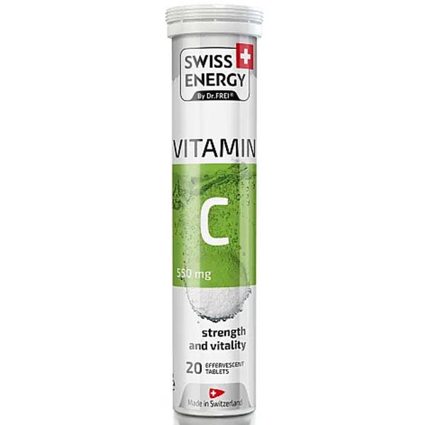 Витамин C Swiss Energy Vitamin C 1000 мг 20 шипучих табл. Lime (000026763)