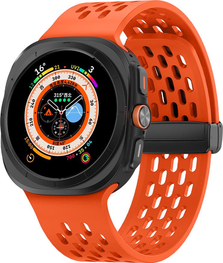 Ремешок для смарт-часов Myflow Samsung Galaxy Watch Ultra Orange (37792-2C) Ремешок для смарт-часов Myflow Samsung Galaxy Watch Ultra Orange (37792-2C)
