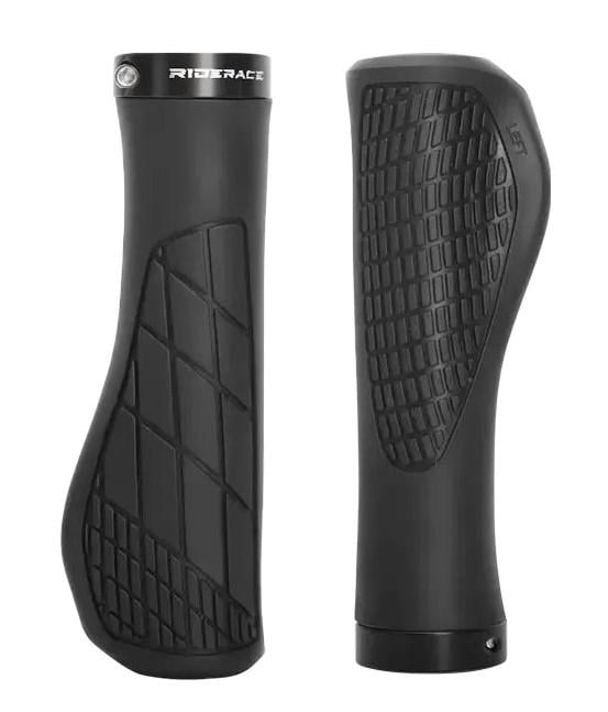 Грипсы для велосипеда RideRace Ergo эргономичные Черный (2037588574)