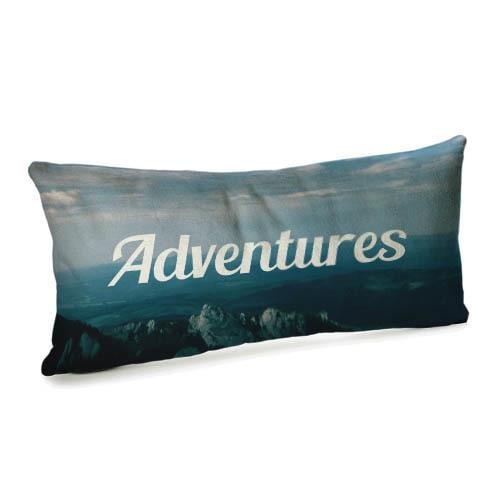Подушка для дивана оксамитова Adventures 50x24 (52BP_TFL022)