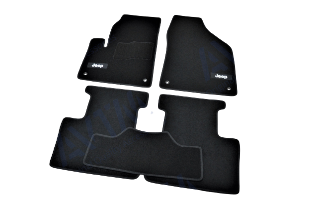 Килимки автомобільні ворсові AVTO-Gumm для Jeep Cherokee 2014-2025 (1398313565)