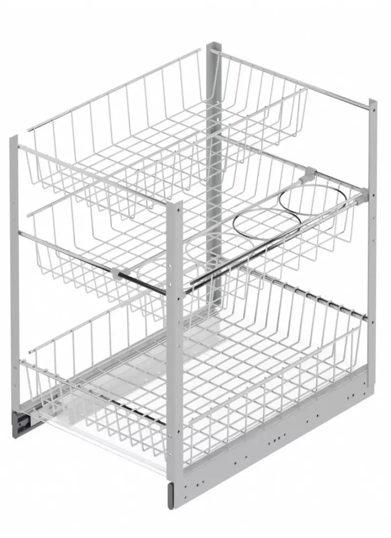 Карго для бутылок с дотягом S-2121-C 350 мм Хром (010855) - фото 4