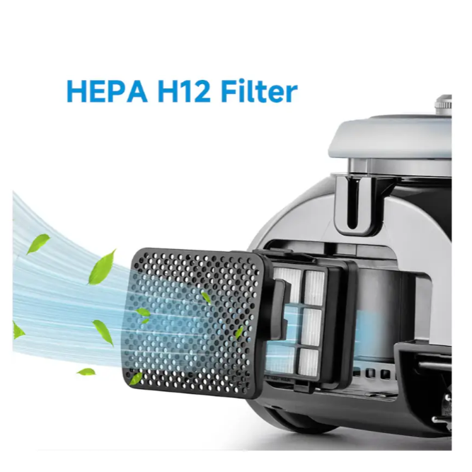 Пылесос контейнерный Hanseatic V18C01A-80 безмешковый для сухой уборки дома 800 Вт (V18C01A-80) - фото 7