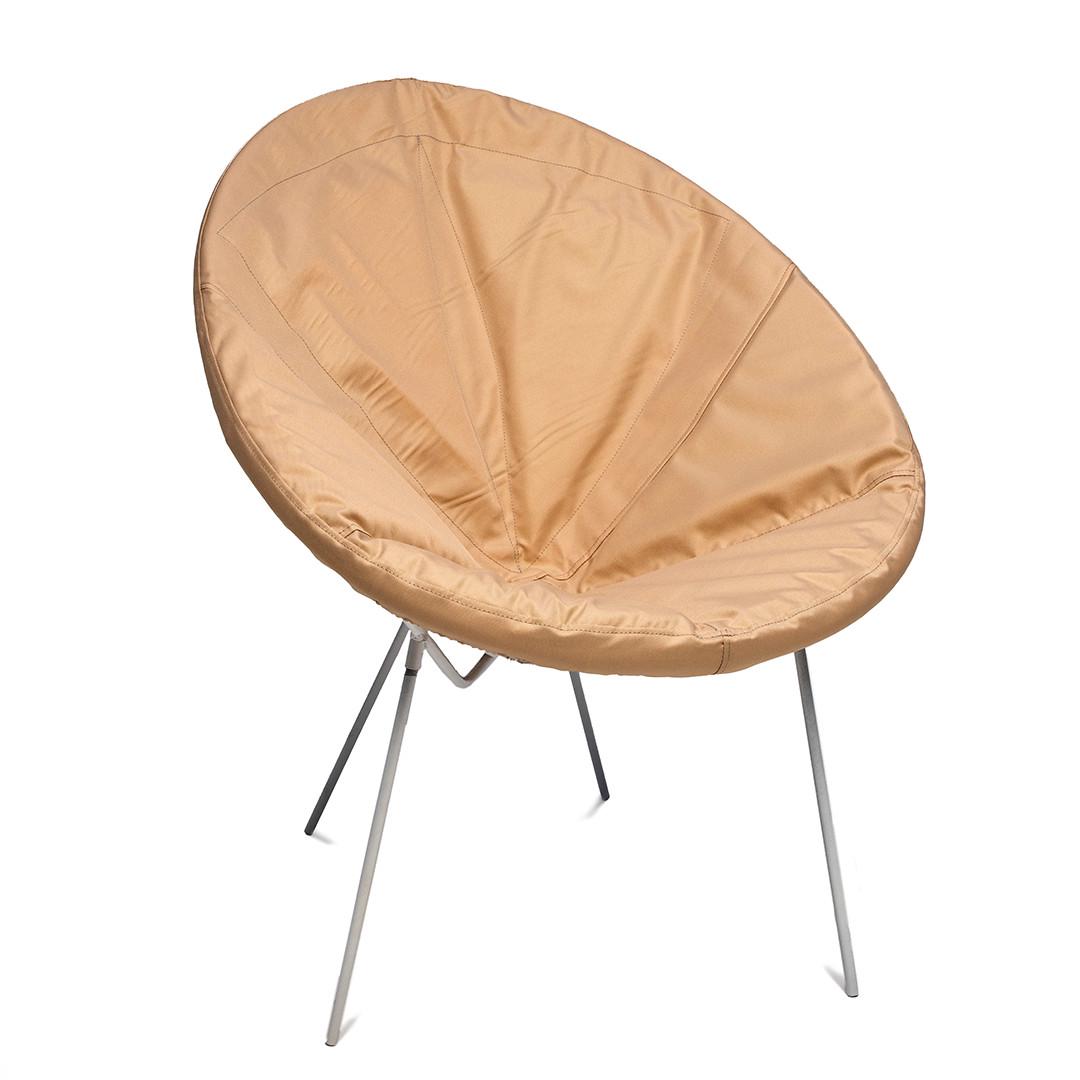 Кресло-стул садовый с подушкой-чехлом Acapulco из искусственного ротанга до 120 кг Бежевый (2675146216) - фото 2