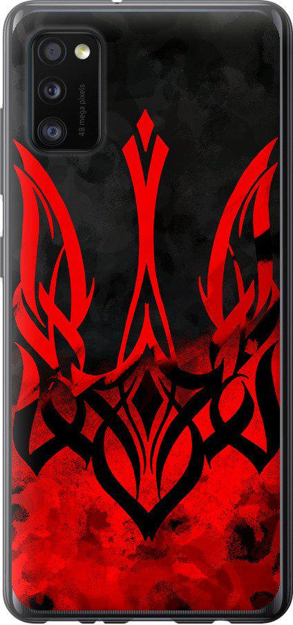 Чехол на Samsung Galaxy A41 A415F Герб Украины v2 (5312t-1886-42517)