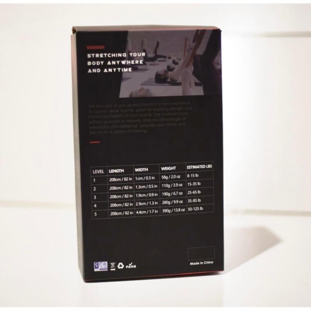 Петли для тренировок и подтягиваний U-Powex латексные 4-57 кг 5 шт. - фото 7