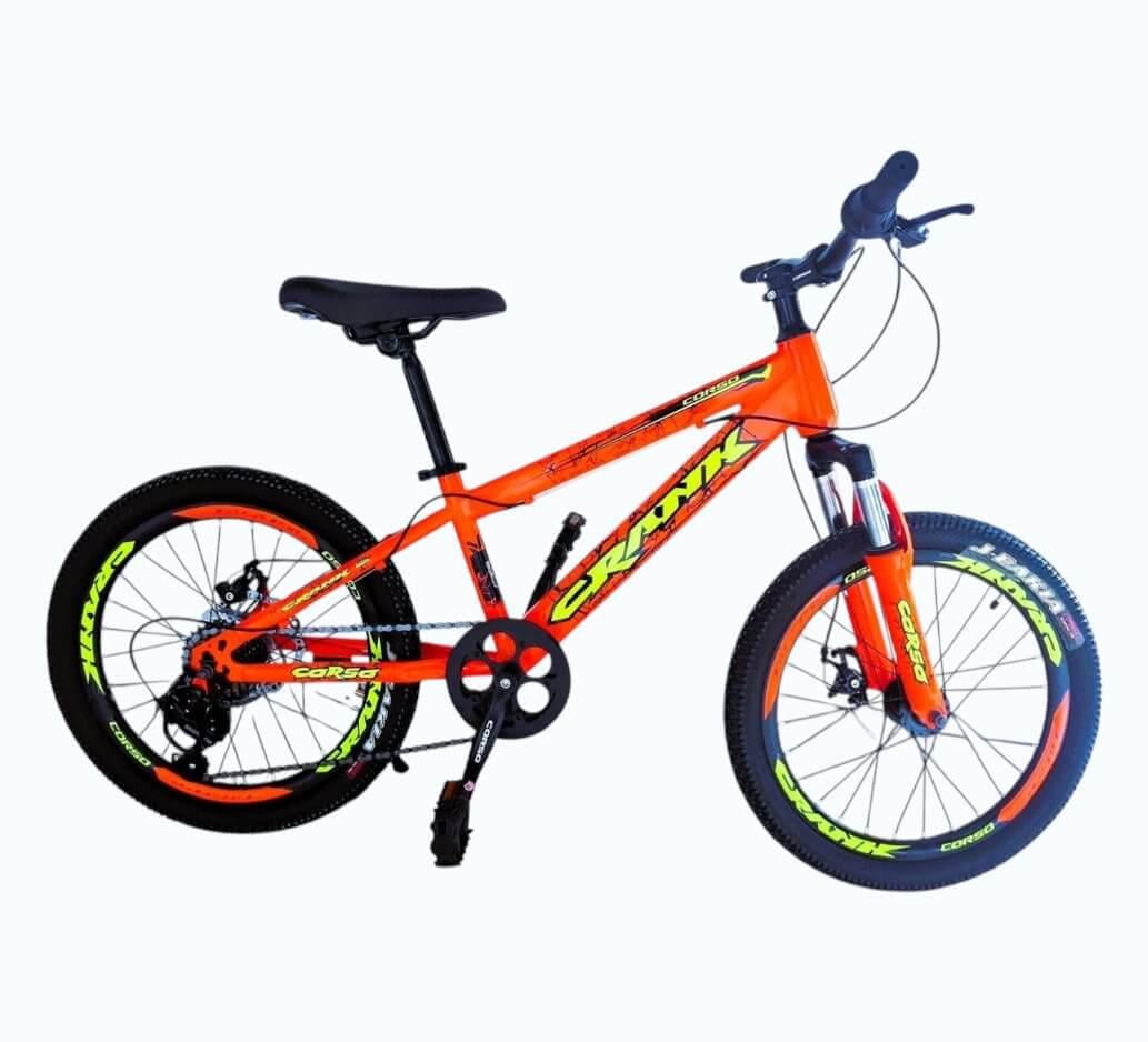 Велосипед спортивный Corso Crank 20" детский Оранжевый