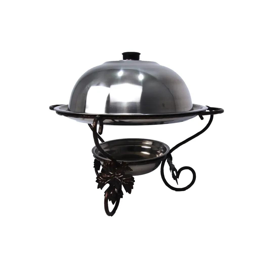 Садж для подачи и подогрева пищи VIP из нержавеющей стали 36 см (2-10-SJ-6568)