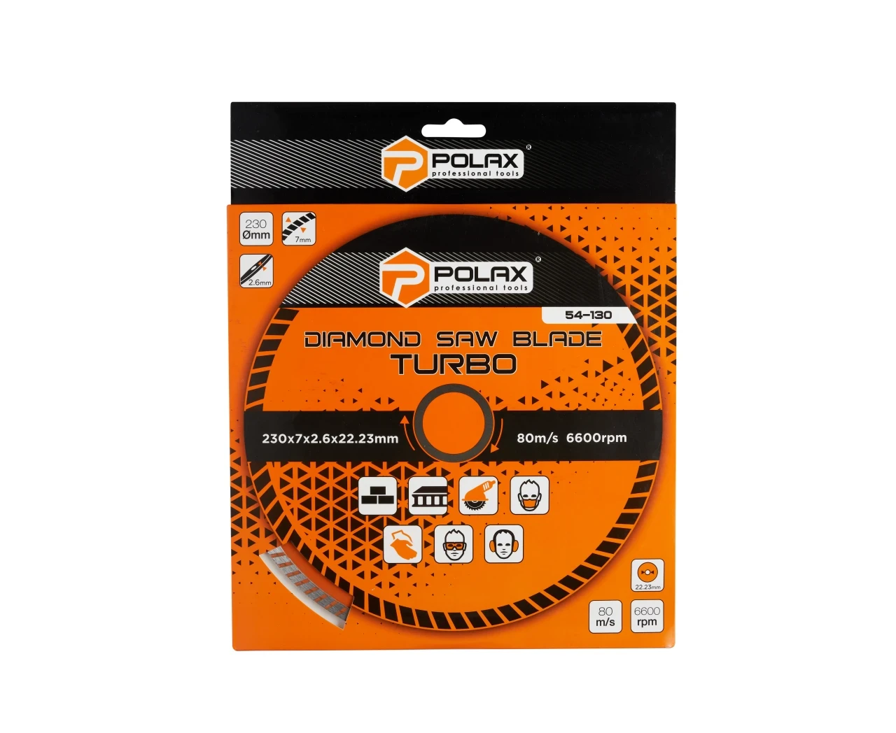Диск алмазный Turbo 230x7x2,6x22,23 25% (27806369) - фото 3 Диск алмазный Turbo 230x7x2,6x22,23 25% (27806369) - фото 3
