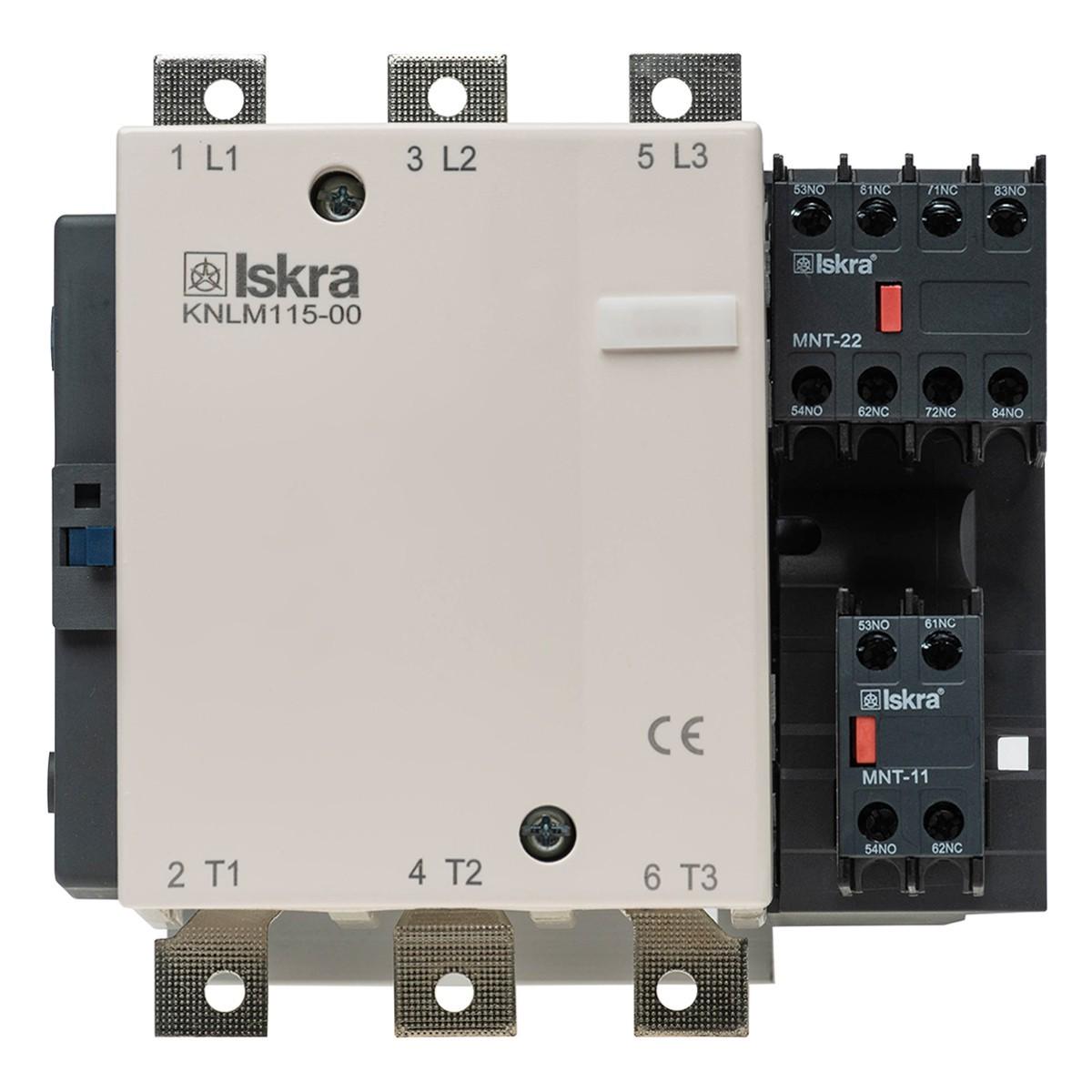 Контактор Iskra KNLM115-00 115 А 220/230 В 50/60 Hz (786030056000) - фото 3