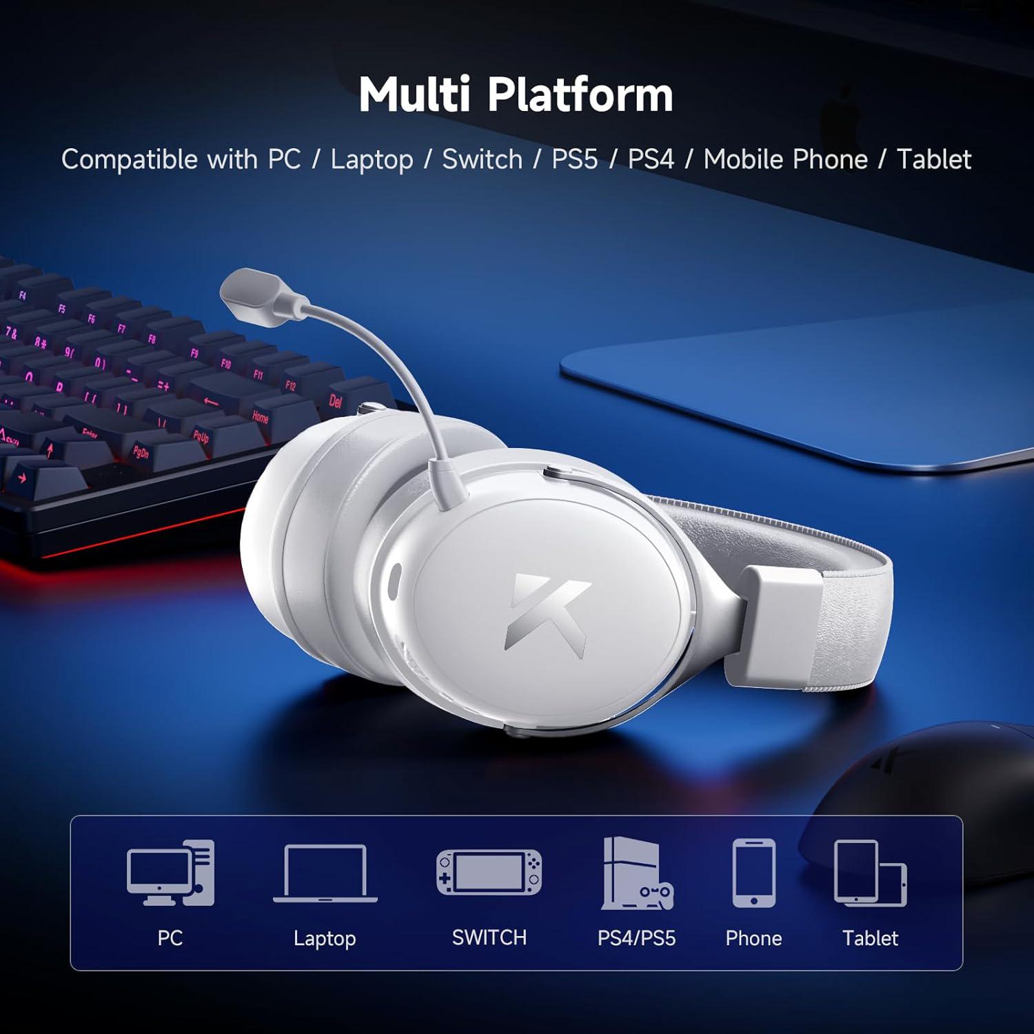 Навушники бездротові Mchose V9 Pro White - фото 6