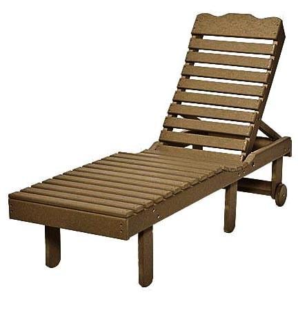 Шезлонг садовий з дерева Адабія Мускат (ШЗЛ-001007)