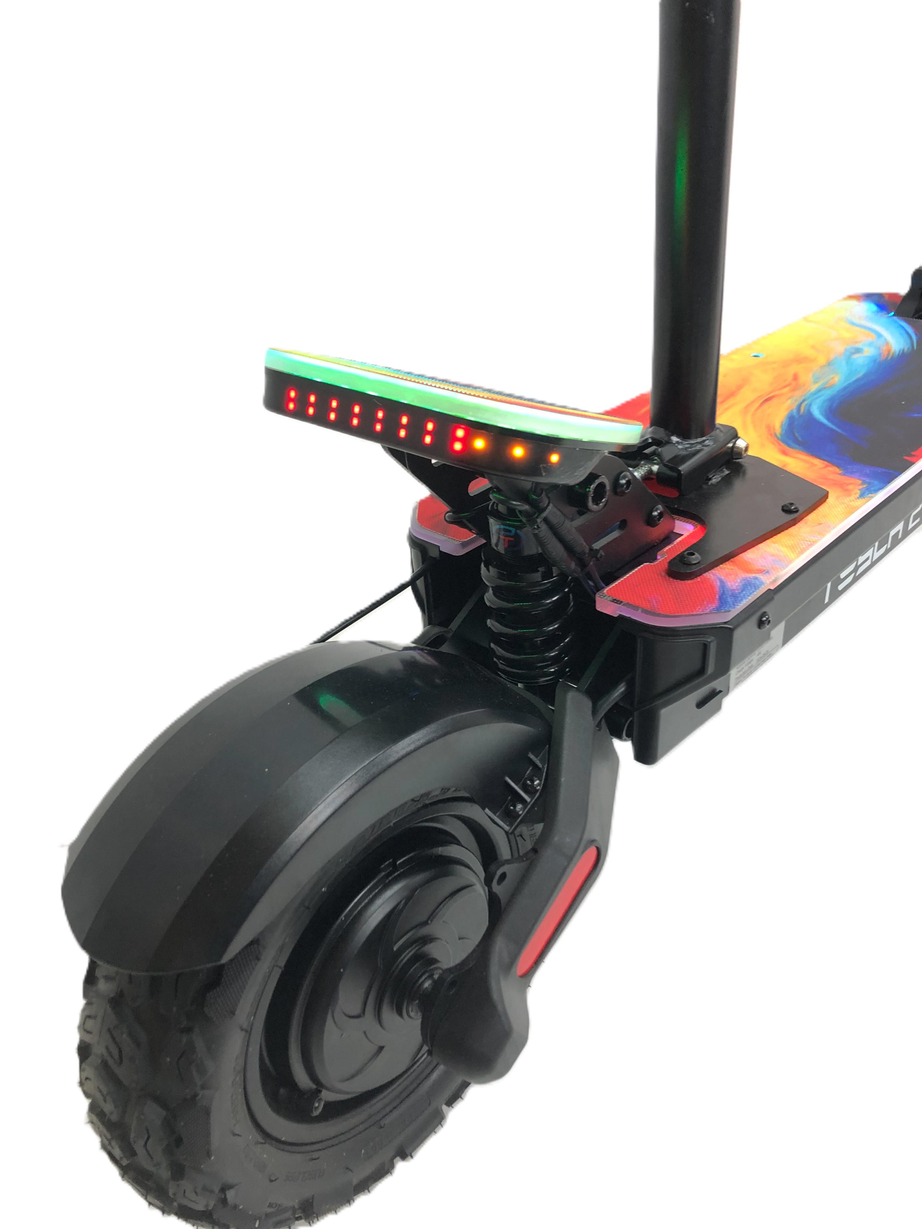 Електросамокат TESLA 24000 2000W 48V 24Ah с плавающей подсветкой - фото 10 Електросамокат TESLA 24000 2000W 48V 24Ah с плавающей подсветкой - фото 10