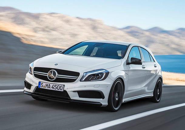 Картинка на торт вафельная автомобиль Mercedes (5791)