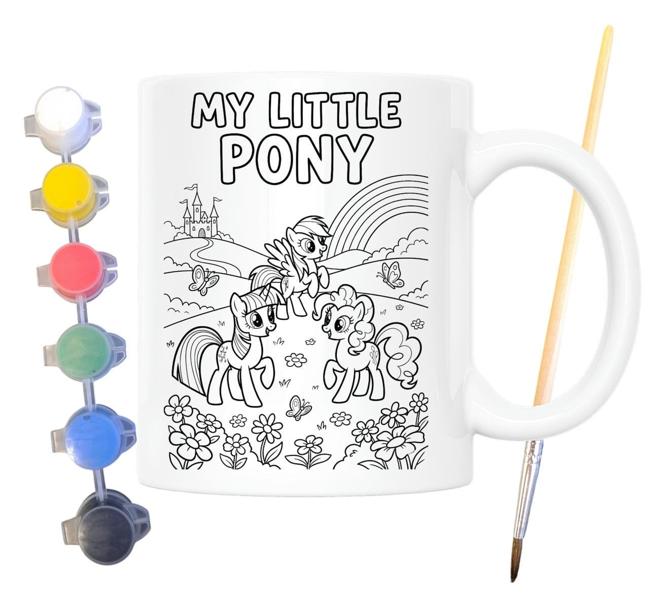 Набор для творчества Кружка-раскраска Мой маленький пони (КР0233)