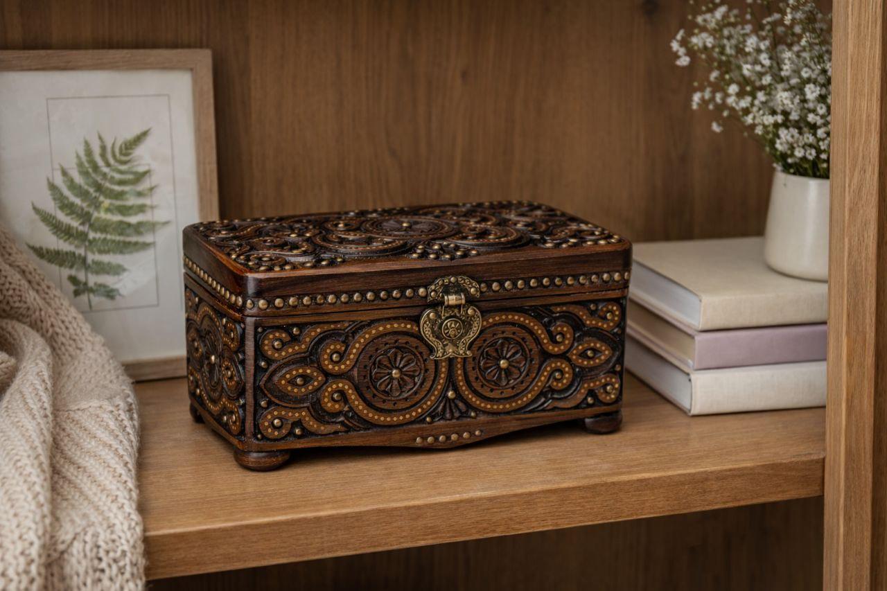 Шкатулка 26х13х14 см (ШК 01-63)